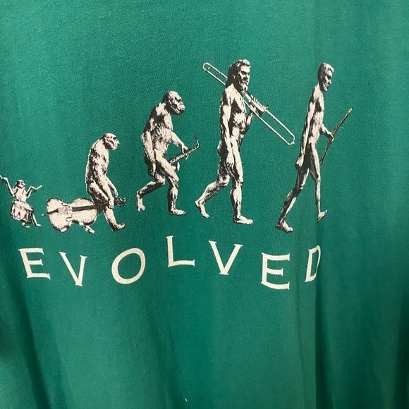 Canvas Bella-Canvas, Men's T-shirt, Size L, Green with Evolved on the front - Picture 2 of 6